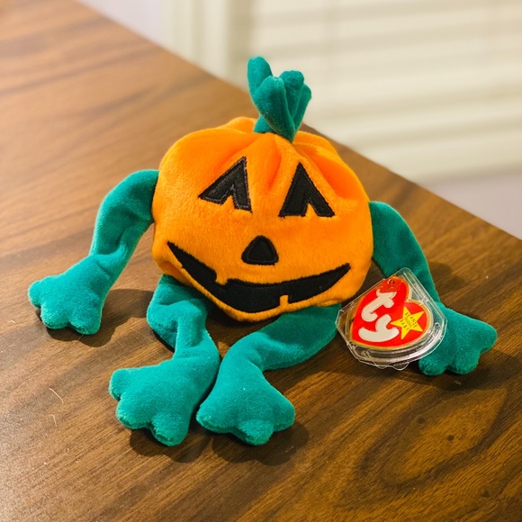 Ty Beanie Baby Pumkin - Never Played With - Picture 1 of 1